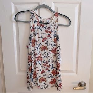 NWT paisley Sleeveless High-Neck Top